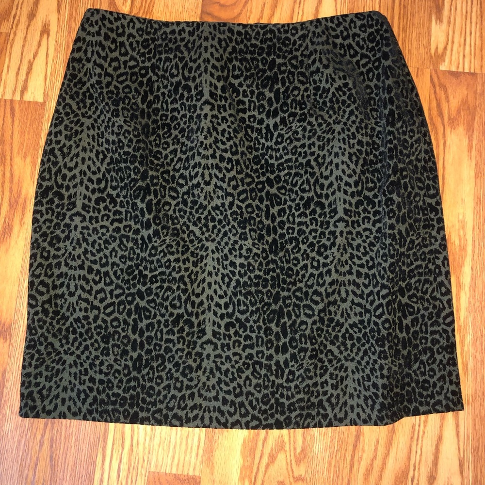 Leopard Print Skirt